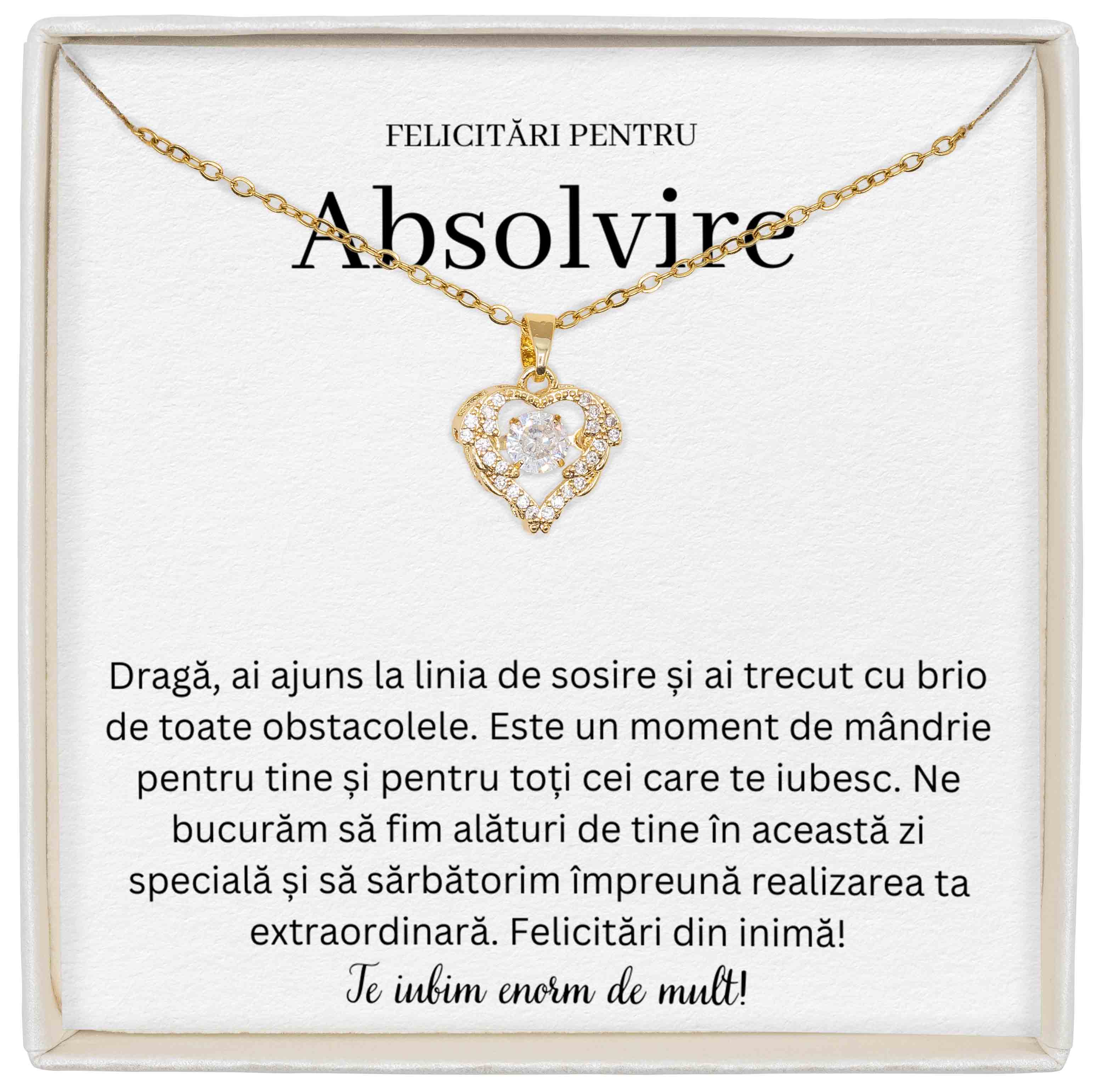 Colier True Love - Pentru Absolvire - Linia De Sosire