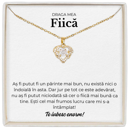 Colier True Love - Pentru Fiică - Aș Fi Putut Fi Un Părinte Mai Bun