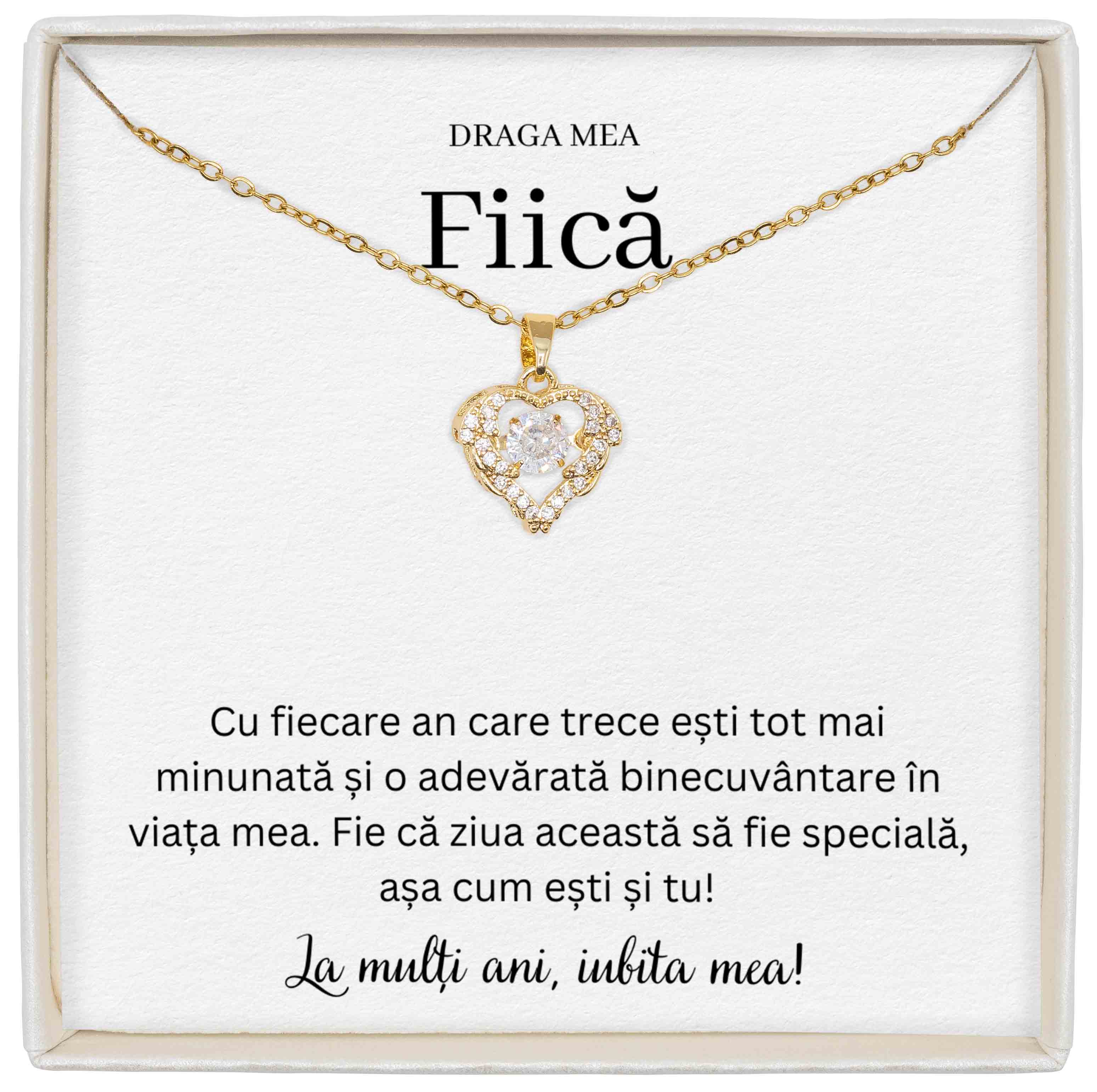 Colier True Love - Pentru Fiică - Cu Fiecare An