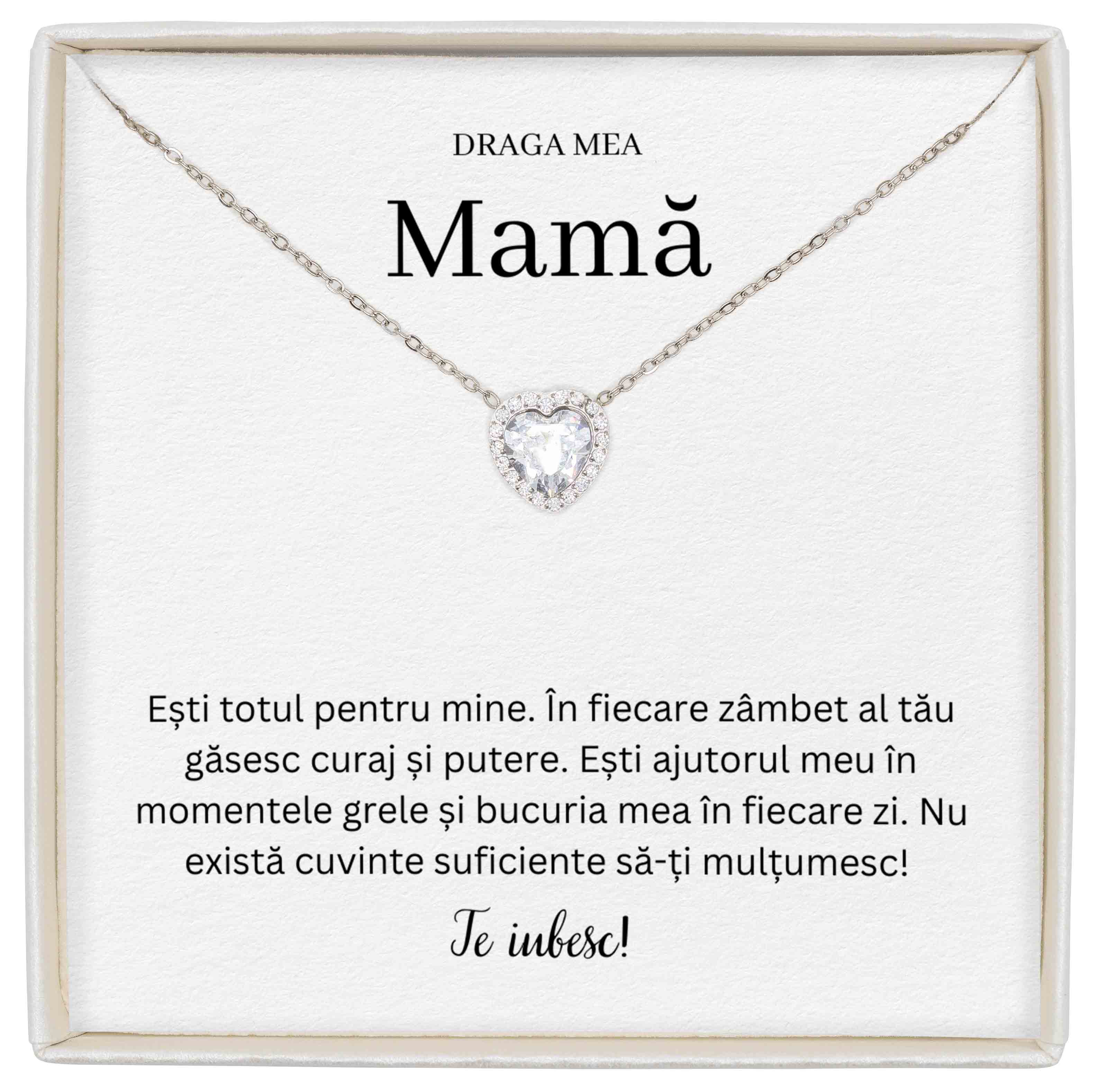 Colier Forever Yours - Pentru Mamă - Ești Totul Pentru Mine