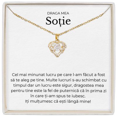 Colier True Love  - Pentru Soție - Cel Mai Minunat Lucru