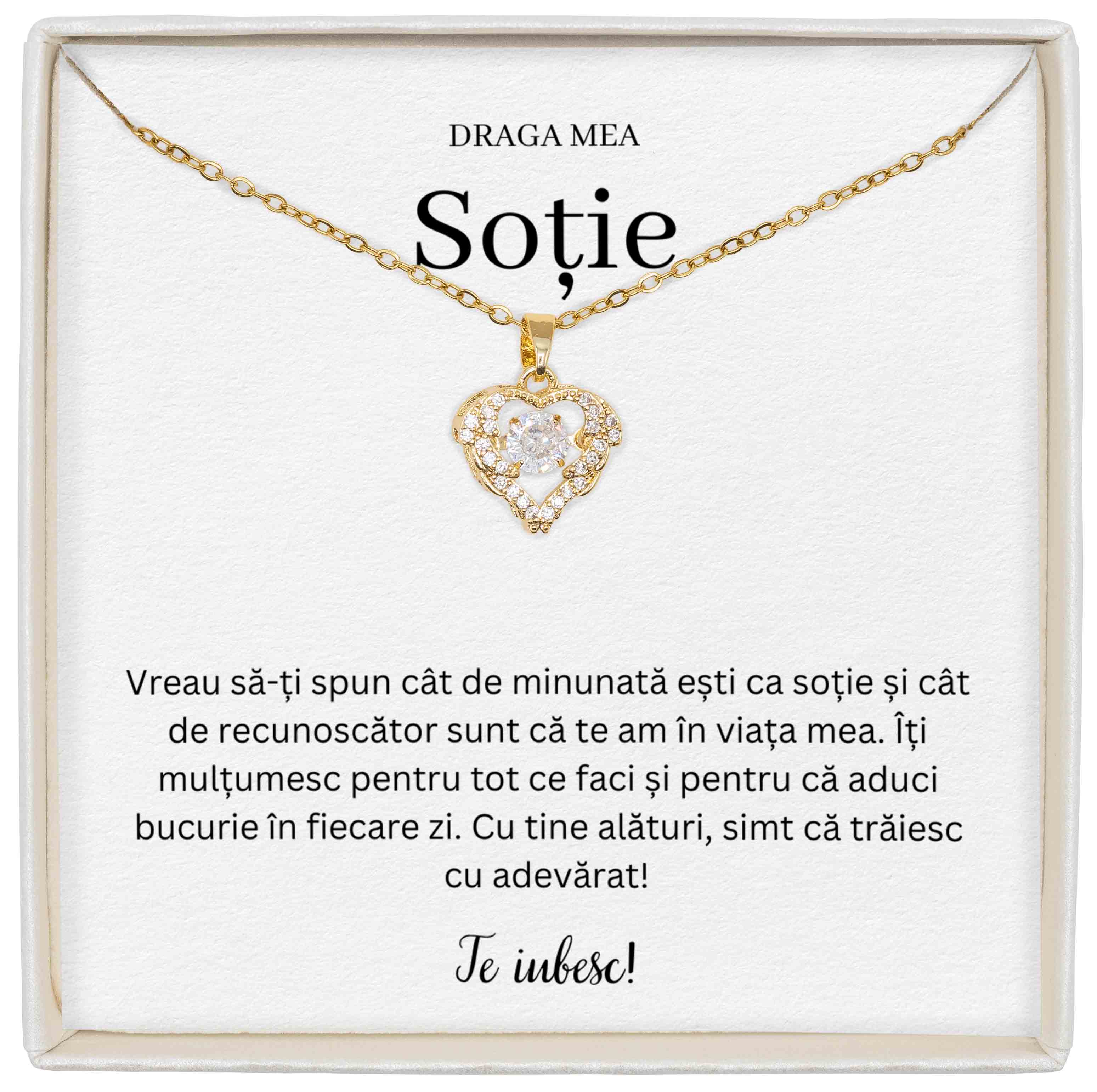 Colier True Love  - Pentru Soție - Vreau Să-ți Spun