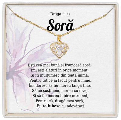 Colier True Love cadou pentru soră