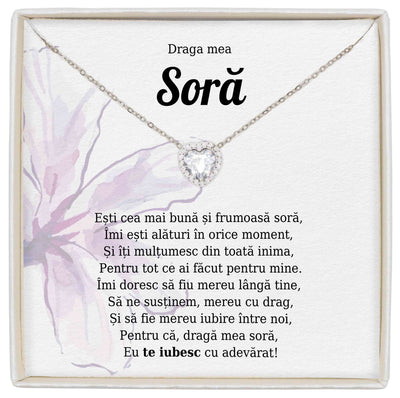 Colier Forever Yours cadou pentru soră
