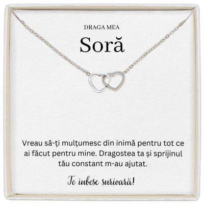 Colier Soulmate Spark cadou pentru soră